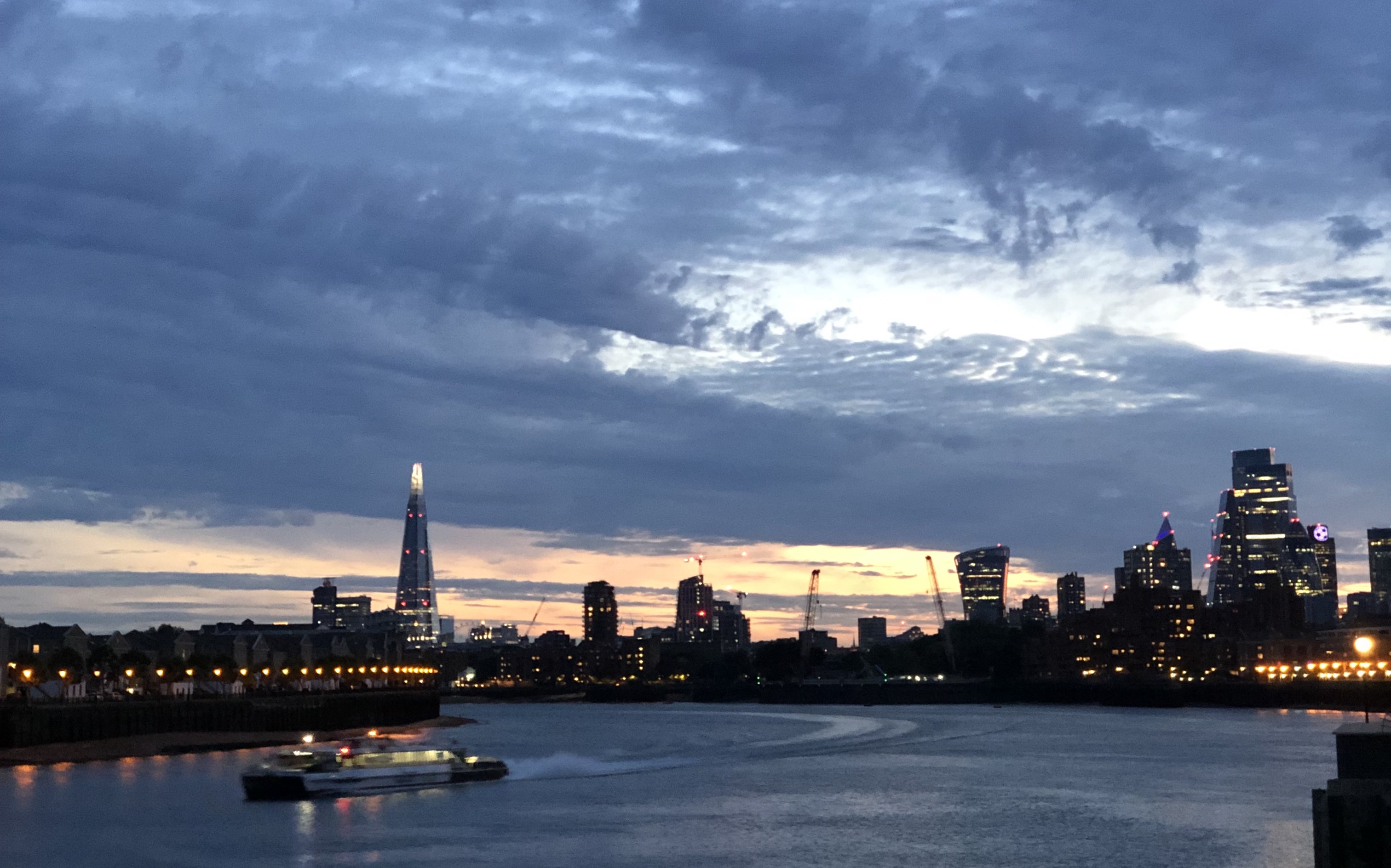 London, City Area - View from Canary Wharf